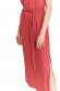 Rochie Top Secret roz midi din material reiat cu un croi drept si decolteu in v 6 - StarShinerS.ro