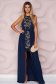 - StarShinerS darkblue dress pencil voile overlay with sequins 2 - StarShinerS.com