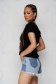 Black t-shirt loose fit cotton with rounded cleavage with graphic details 2 - StarShinerS.com