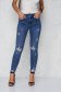 Blue jeans skinny jeans medium waist small rupture of material 1 - StarShinerS.com