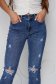 Blue jeans skinny jeans medium waist small rupture of material 4 - StarShinerS.com