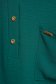 Bluza dama din georgette verde cu croi larg si buzunar in fata - Lady Pandora 4 - StarShinerS.ro