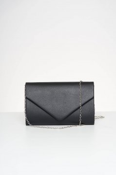 Black bag occasional from ecological leather