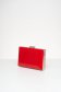 Geanta dama rosie de ocazie din material lacuit cu aplicatii cu pietre strass pe capsa 2 - StarShinerS.ro