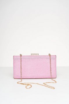 Pink bag occasional with glitter details