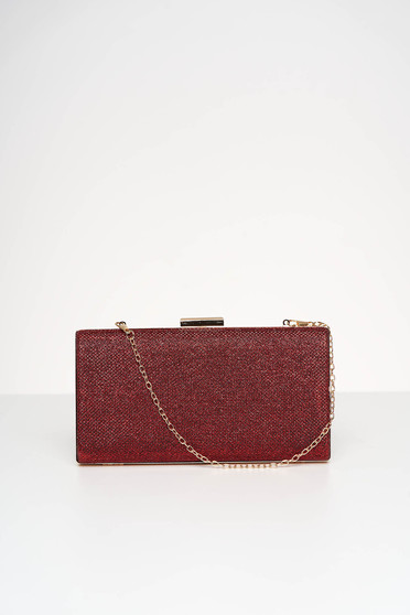 Red bag occasional with glitter details