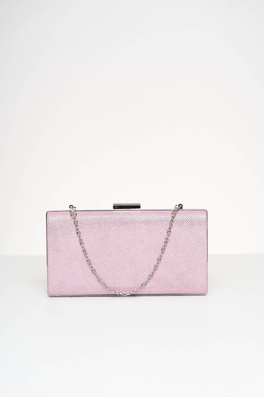Lightpink bag occasional with glitter details