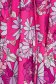Rochie SunShine scurta in clos cu elastic in talie din material subtire texturat cu imprimeu floral 4 - StarShinerS.ro