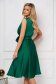Green dress midi cloche from veil fabric detachable cord 2 - StarShinerS.com