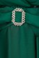 Green dress midi cloche from veil fabric detachable cord 5 - StarShinerS.com