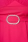 Pink dress short cut cloche airy fabric short sleeves 5 - StarShinerS.com