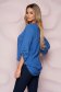 Women`s blouse loose fit a front pocket georgette 2 - StarShinerS.com