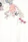 Pulover Lady Pandora alb tricotat cu croi larg cu flori in relief cu efect 3d 4 - StarShinerS.ro