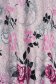 Rochie Lady Pandora roz prafuit din tricot subtire si elastic cu un croi drept si imprimeu floral 3 - StarShinerS.ro