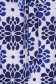 Bluza dama StarShinerS office cu croi larg asimetrica din material neelastic si imprimeu floral unic 5 - StarShinerS.ro