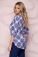 StarShinerS women`s blouse asymmetrical loose fit thin fabric office nonelastic fabric with floral print 2 - StarShinerS.com