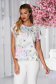 Bluza dama din material fin la atingere asimetrica cu croi larg si imprimeu digital - StarShinerS 1 - StarShinerS.ro