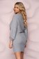 Rochie din tricot subtire gri tip creion cu maneca tip fluture - SunShine 2 - StarShinerS.ro