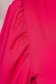 StarShinerS fuchsia women`s blouse with puffed sleeves with tented cut slightly elastic fabric office 4 - StarShinerS.com