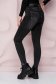 Blugi din denim gri skinny cu talie normala accesorizati cu lant metalic - SunShine 3 - StarShinerS.ro