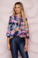 StarShinerS women`s blouse asymmetrical loose fit thin fabric office nonelastic fabric with floral print 1 - StarShinerS.com