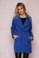 Blue trenchcoat straight nonelastic fabric long detachable cord light material 3 - StarShinerS.com