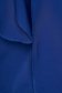 Blue trenchcoat straight nonelastic fabric long detachable cord light material 5 - StarShinerS.com