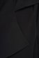 Black trenchcoat straight nonelastic fabric long detachable cord light material 4 - StarShinerS.com