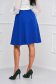 Blue skirt cloche midi with pockets slightly elastic fabric - StarShinerS 2 - StarShinerS.com