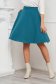 Turquoise skirt cloche midi with pockets slightly elastic fabric - StarShinerS 2 - StarShinerS.com