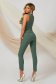 Green trousers conical with button accessories elastic cloth 4 - StarShinerS.com