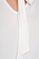 StarShinerS white women`s blouse office asymmetrical loose fit light material 4 - StarShinerS.com