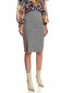 Grey skirt short cut pencil without clothing soft fabric 2 - StarShinerS.com