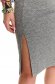 Grey skirt short cut pencil without clothing soft fabric 4 - StarShinerS.com