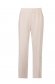Cream trousers high waisted loose fit lateral pockets from elastic fabric 6 - StarShinerS.com