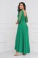 - StarShinerS green dress cloche asymmetrical with lace details georgette 2 - StarShinerS.com
