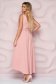 Dress StarShinerS lightpink asymmetrical occasional cloche from satin sleeveless with lace details 2 - StarShinerS.com