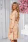 Rochie din material subtire matasos midi in clos cu elastic in talie accesorizata cu o curea - StarShinerS 2 - StarShinerS.ro