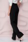 - StarShinerS black trousers high waisted flaring cut cloth 3 - StarShinerS.com