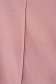Pantaloni din stofa usor elastica roz-prafuit cu un croi evazat si talie inalta - StarShinerS 4 - StarShinerS.ro