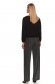 Bluza dama din material elastic neagra cu croi larg si imprimeu animalier - Top Secret 3 - StarShinerS.ro