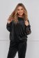 Black sport 2 piece medium waist animal print velvet 2 - StarShinerS.com