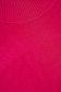 Pink women`s blouse knitted fabric with tented cut with turtle neck 3 - StarShinerS.com