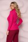 Pink women`s blouse knitted fabric with tented cut with turtle neck 2 - StarShinerS.com