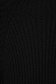 Black sweater knitted thick fabric with straight cut with turtle neck 3 - StarShinerS.com