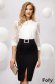 Black skirt pencil high waisted buckle accessory strass 1 - StarShinerS.com