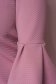 StarShinerS lightpink dress straight with bell sleeve office 5 - StarShinerS.com