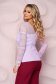 Lila women`s blouse knitted with laced sleeves elegant 2 - StarShinerS.com