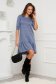 StarShinerS lightblue dress loose fit knitted asymmetrical 1 - StarShinerS.com