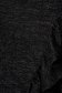 Bluza dama StarShinerS neagra casual asimetrica cu croi larg din material tricotat cu volanase 4 - StarShinerS.ro
